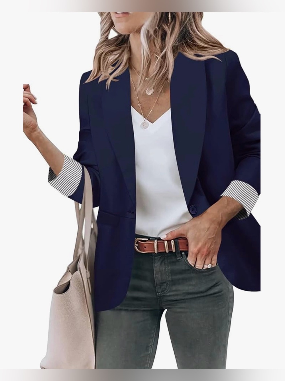 Navy blue blazer